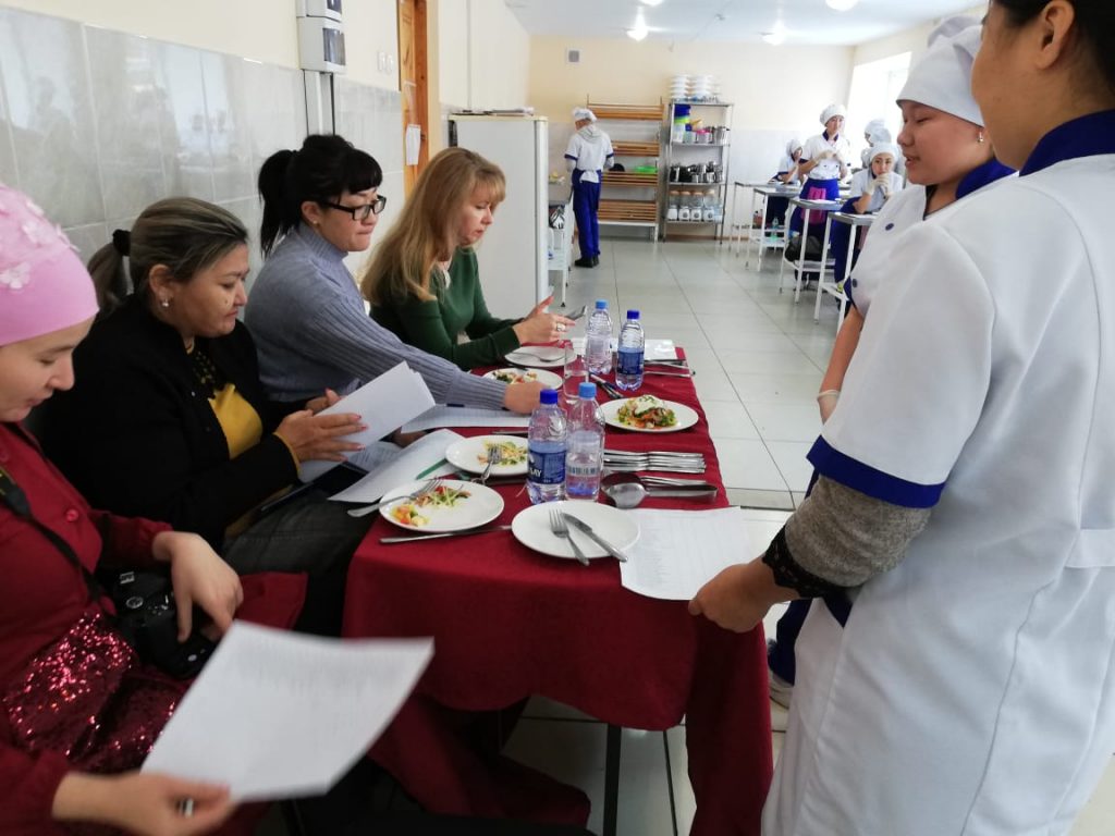 Квалификационный экзамен на получение III разряда по специальности «Тамақтануды ұйымдастыру»